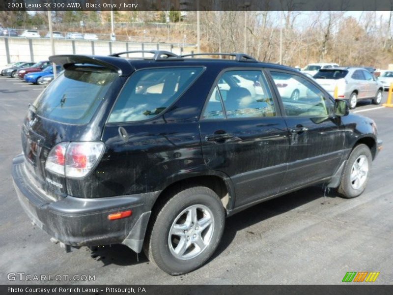 Black Onyx / Ivory 2001 Lexus RX 300 AWD