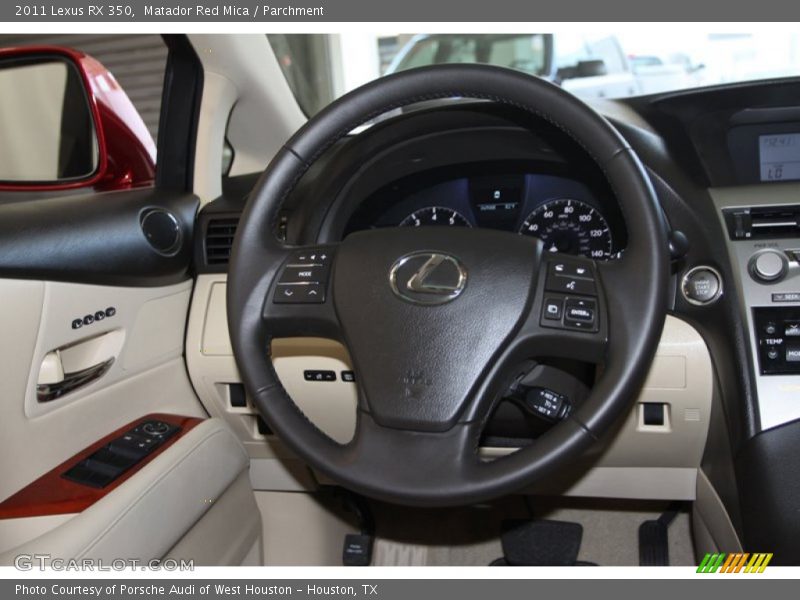 Matador Red Mica / Parchment 2011 Lexus RX 350