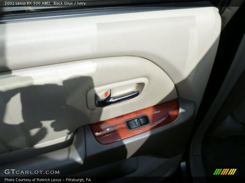 Black Onyx / Ivory 2001 Lexus RX 300 AWD