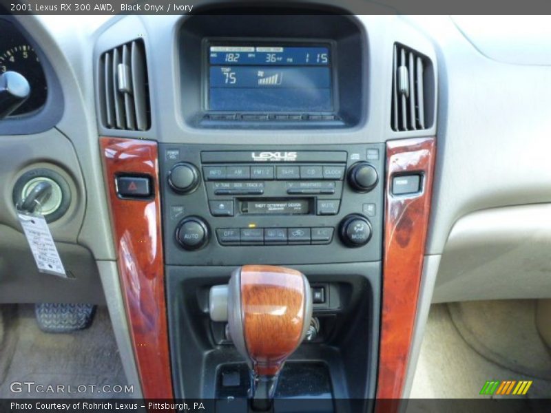 Black Onyx / Ivory 2001 Lexus RX 300 AWD