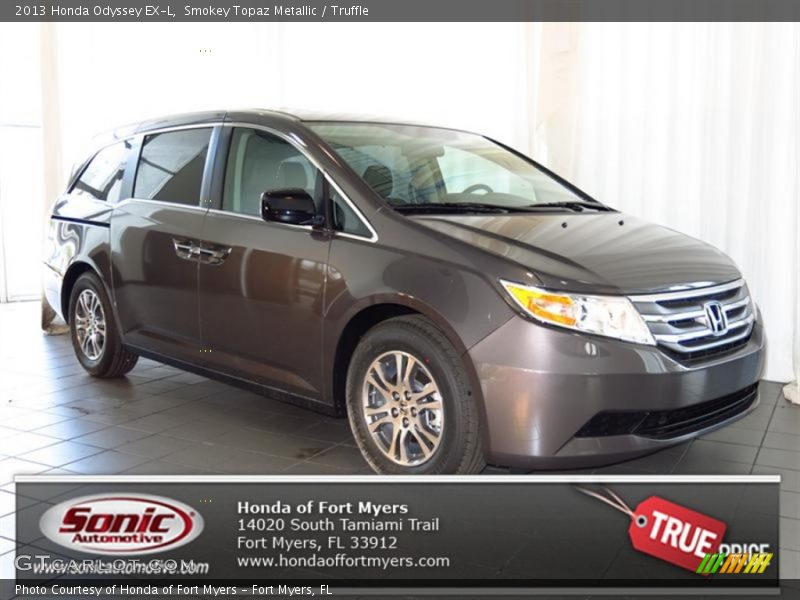 Smokey Topaz Metallic / Truffle 2013 Honda Odyssey EX-L