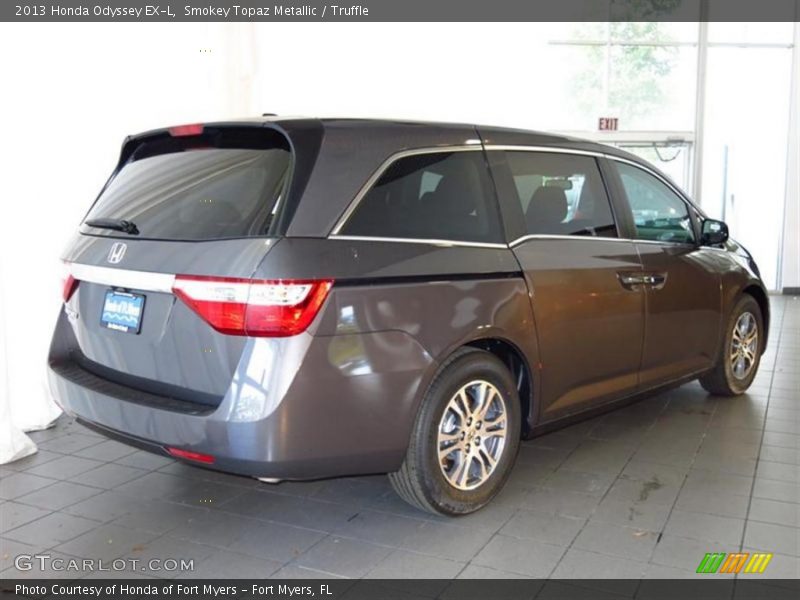 Smokey Topaz Metallic / Truffle 2013 Honda Odyssey EX-L