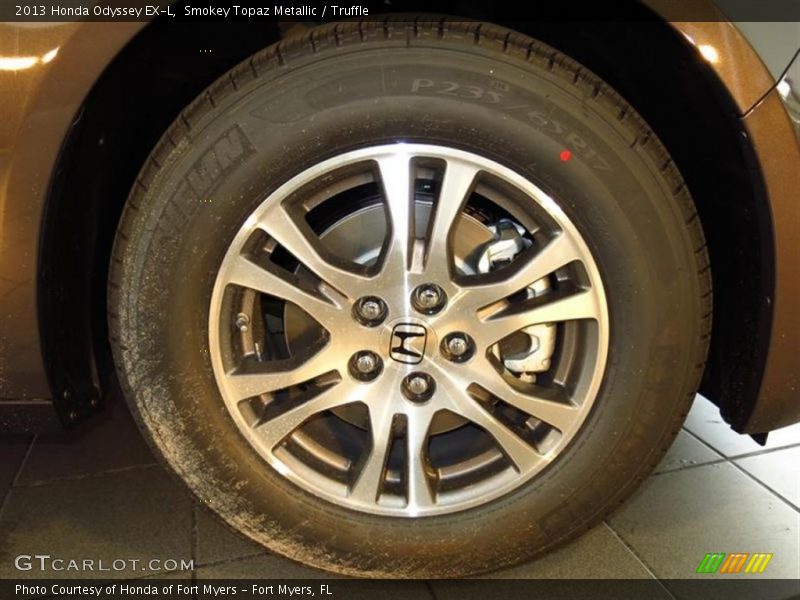 Smokey Topaz Metallic / Truffle 2013 Honda Odyssey EX-L