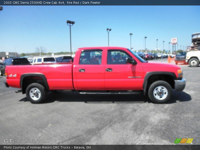 Fire Red / Dark Pewter 2003 GMC Sierra 2500HD Crew Cab 4x4