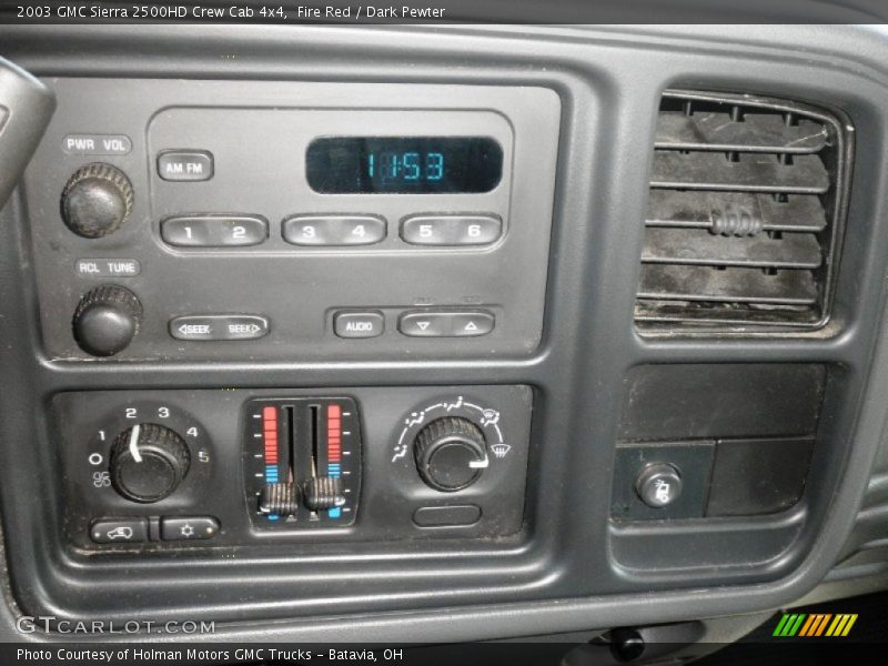 Fire Red / Dark Pewter 2003 GMC Sierra 2500HD Crew Cab 4x4