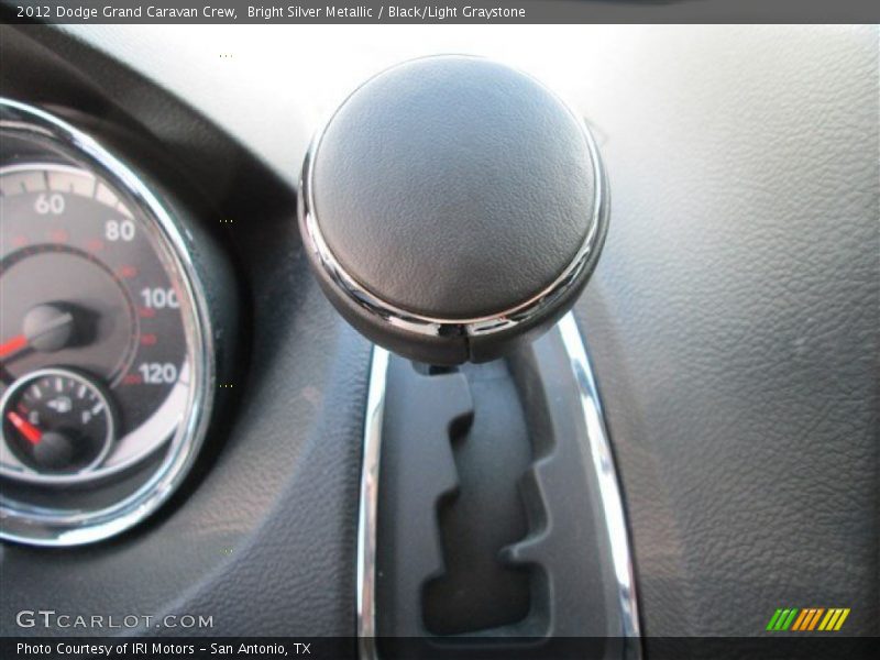 Bright Silver Metallic / Black/Light Graystone 2012 Dodge Grand Caravan Crew