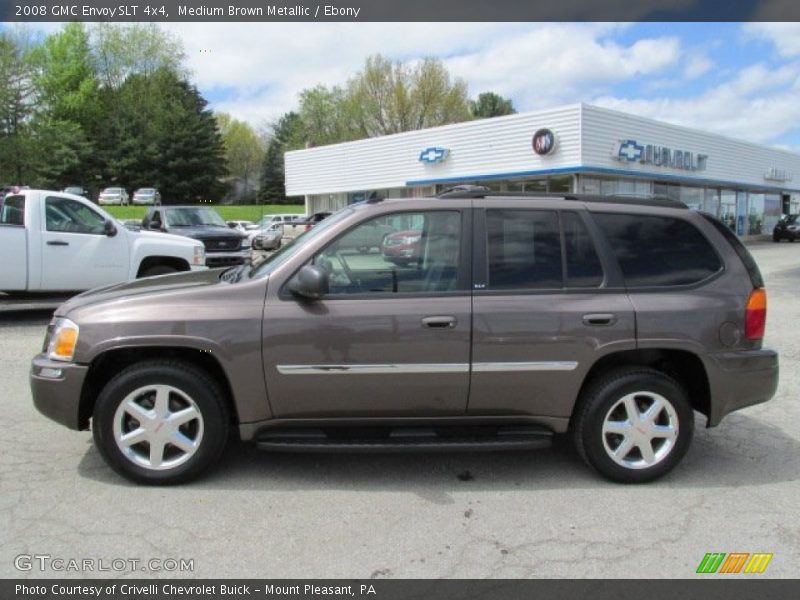 Medium Brown Metallic / Ebony 2008 GMC Envoy SLT 4x4