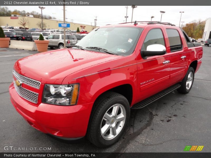 Victory Red / Ebony 2012 Chevrolet Avalanche LS 4x4