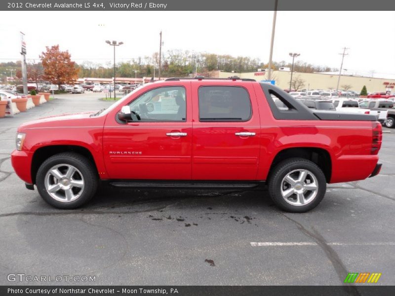 Victory Red / Ebony 2012 Chevrolet Avalanche LS 4x4