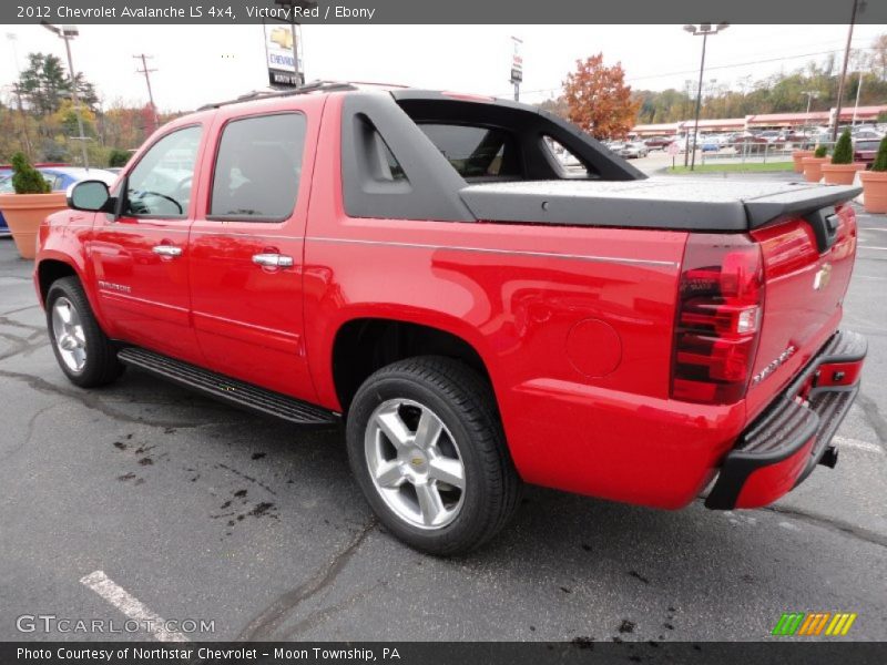 Victory Red / Ebony 2012 Chevrolet Avalanche LS 4x4
