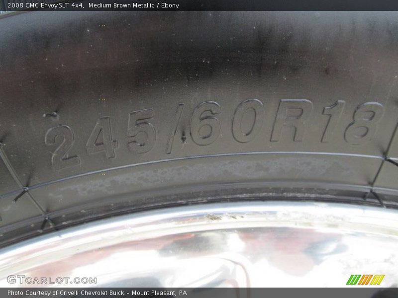 Medium Brown Metallic / Ebony 2008 GMC Envoy SLT 4x4