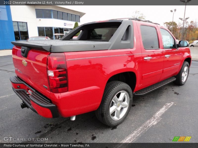 Victory Red / Ebony 2012 Chevrolet Avalanche LS 4x4