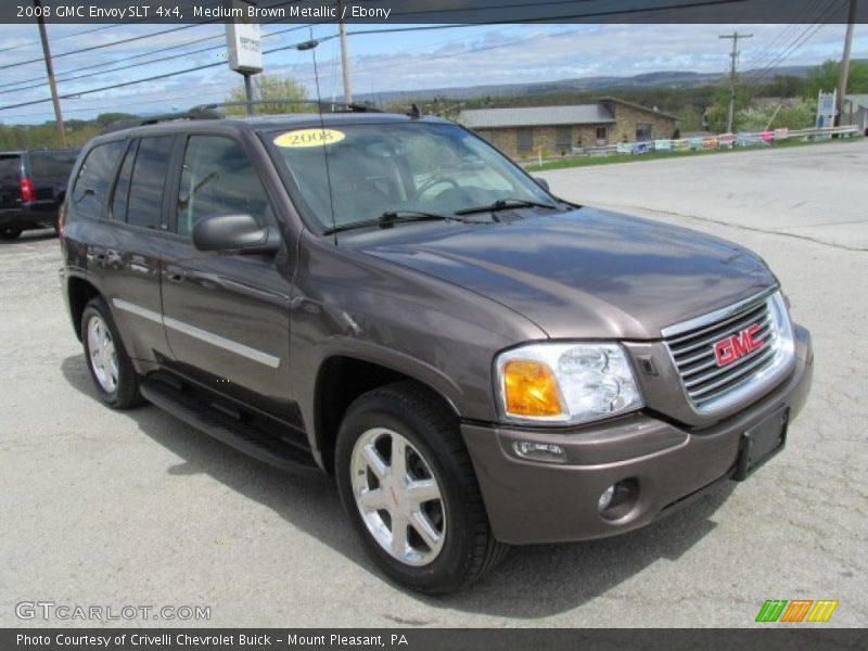 Medium Brown Metallic / Ebony 2008 GMC Envoy SLT 4x4