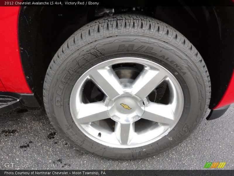 Victory Red / Ebony 2012 Chevrolet Avalanche LS 4x4