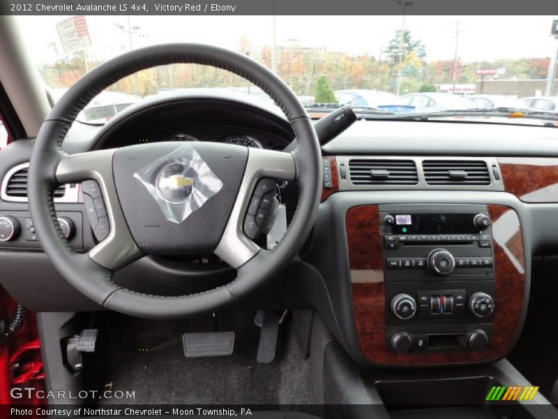 Victory Red / Ebony 2012 Chevrolet Avalanche LS 4x4