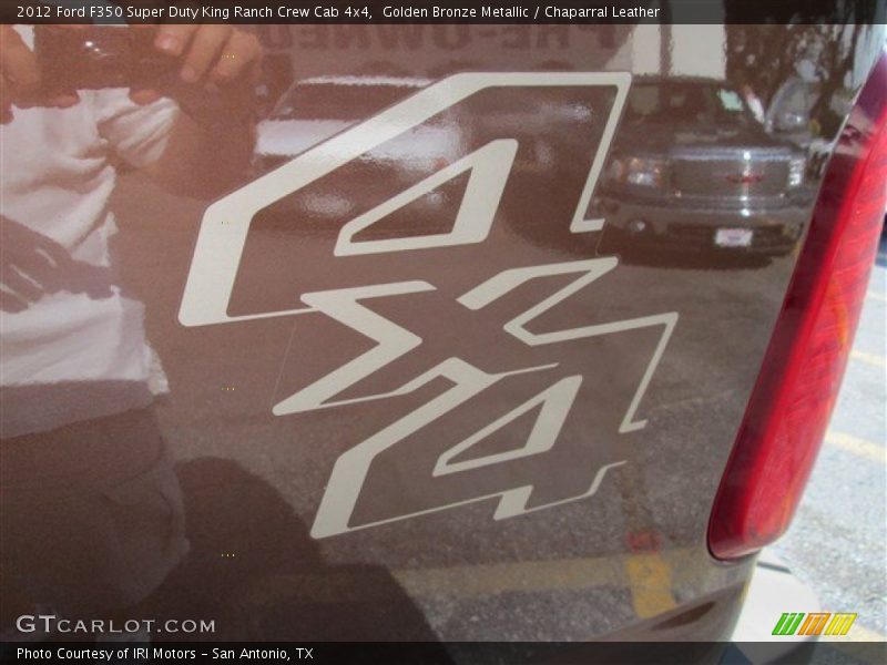 Golden Bronze Metallic / Chaparral Leather 2012 Ford F350 Super Duty King Ranch Crew Cab 4x4