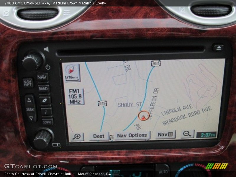 Medium Brown Metallic / Ebony 2008 GMC Envoy SLT 4x4