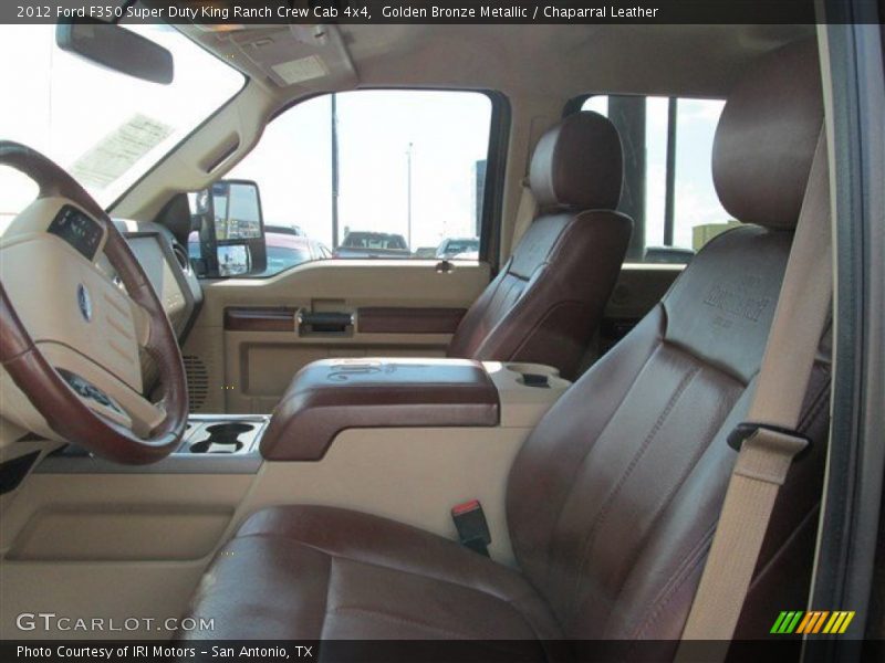 Golden Bronze Metallic / Chaparral Leather 2012 Ford F350 Super Duty King Ranch Crew Cab 4x4