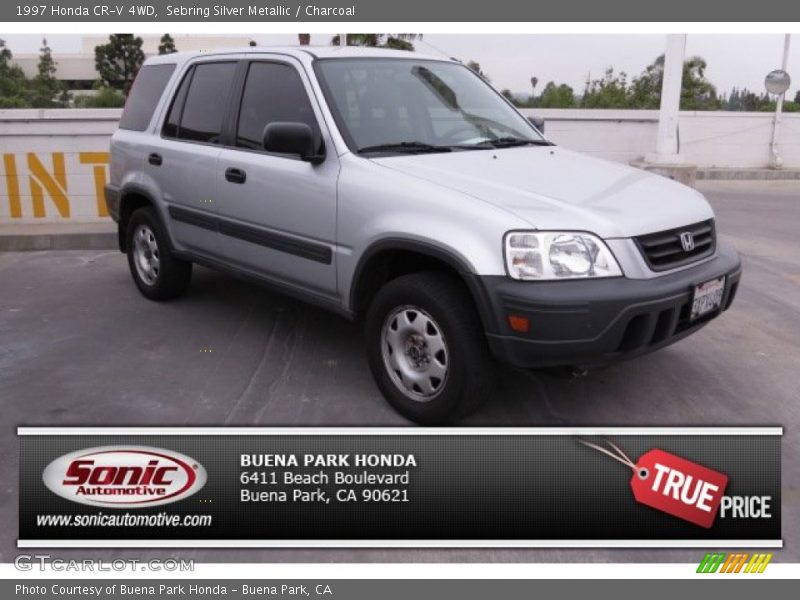 Sebring Silver Metallic / Charcoal 1997 Honda CR-V 4WD