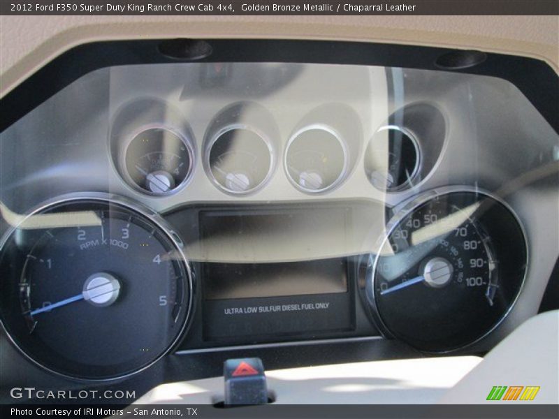 Golden Bronze Metallic / Chaparral Leather 2012 Ford F350 Super Duty King Ranch Crew Cab 4x4