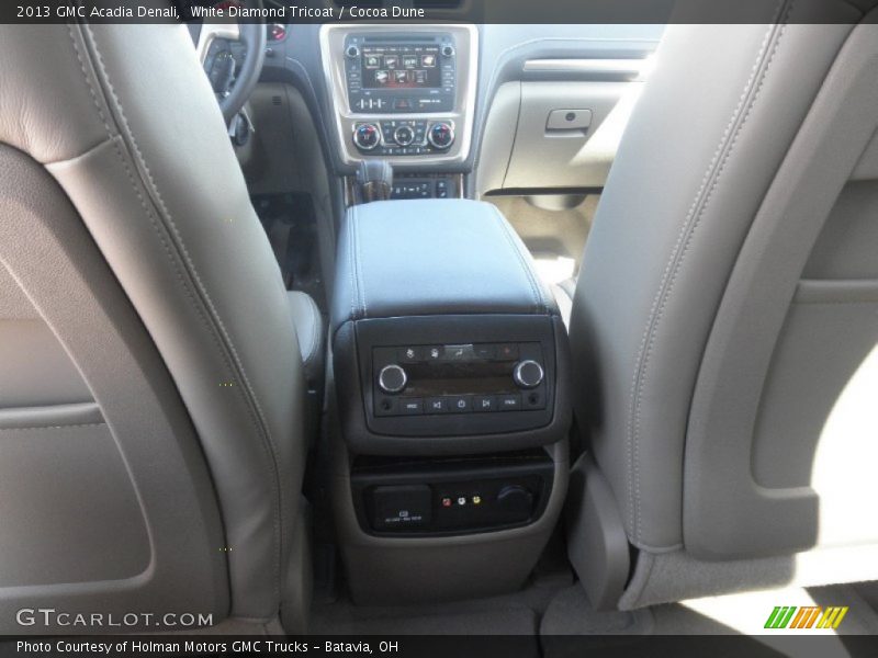 White Diamond Tricoat / Cocoa Dune 2013 GMC Acadia Denali
