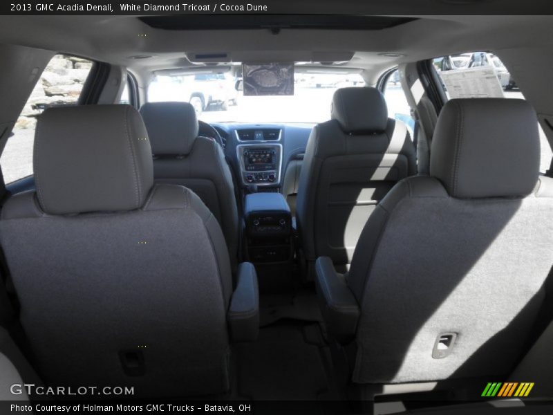 White Diamond Tricoat / Cocoa Dune 2013 GMC Acadia Denali