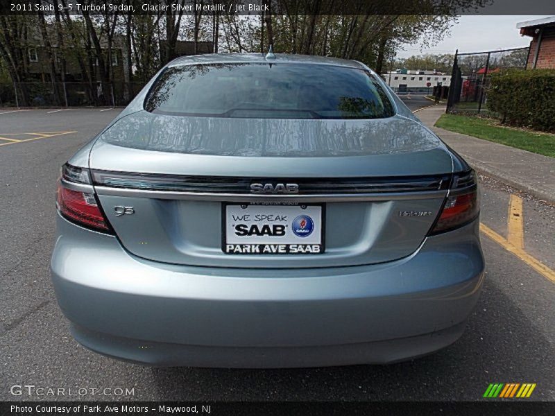 Glacier Silver Metallic / Jet Black 2011 Saab 9-5 Turbo4 Sedan