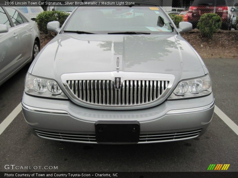 Silver Birch Metallic / Medium Light Stone 2006 Lincoln Town Car Signature