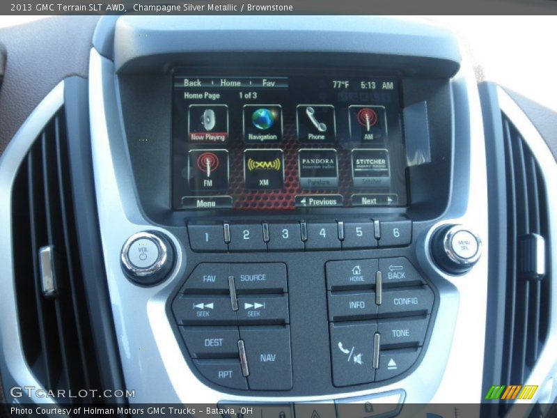 Controls of 2013 Terrain SLT AWD
