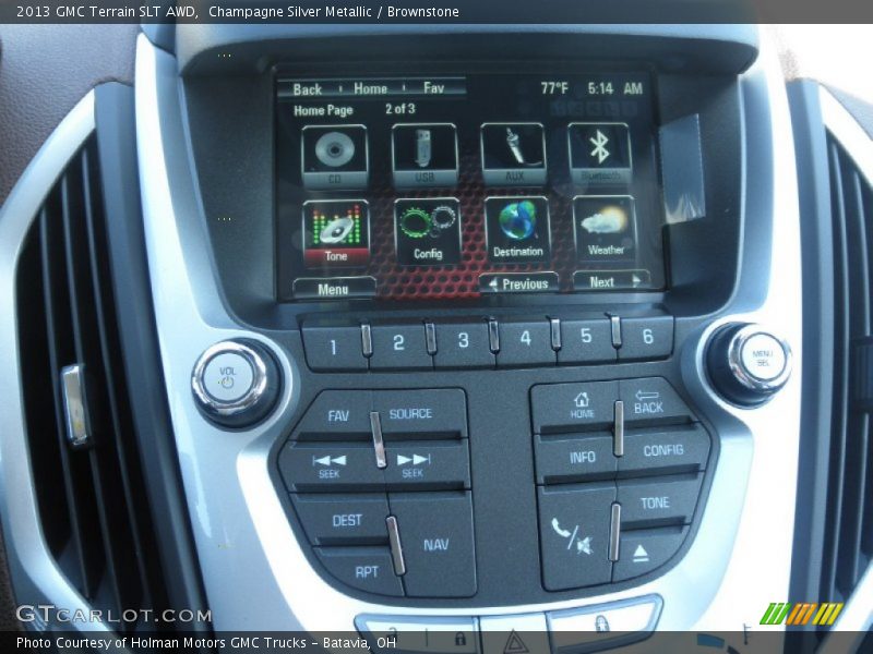 Controls of 2013 Terrain SLT AWD