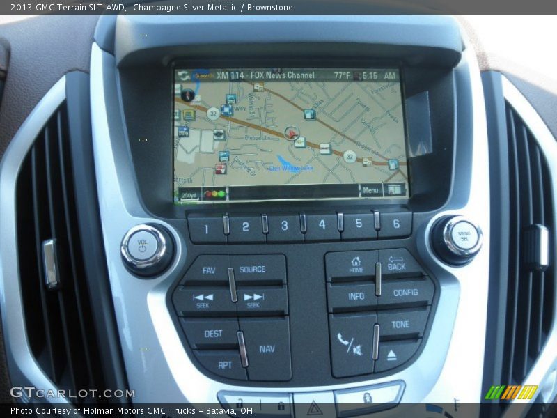 Navigation of 2013 Terrain SLT AWD