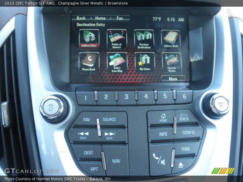 Controls of 2013 Terrain SLT AWD