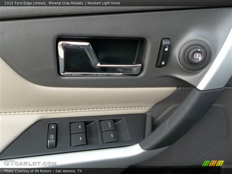 Mineral Gray Metallic / Medium Light Stone 2013 Ford Edge Limited