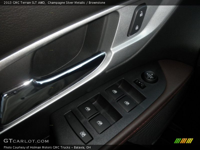 Champagne Silver Metallic / Brownstone 2013 GMC Terrain SLT AWD