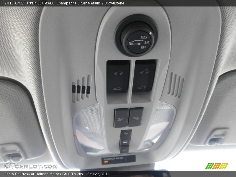 Champagne Silver Metallic / Brownstone 2013 GMC Terrain SLT AWD