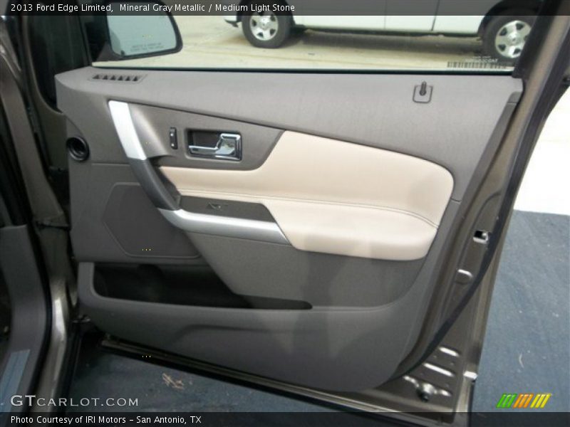 Mineral Gray Metallic / Medium Light Stone 2013 Ford Edge Limited