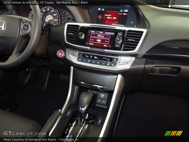 San Marino Red / Black 2013 Honda Accord EX-L V6 Coupe