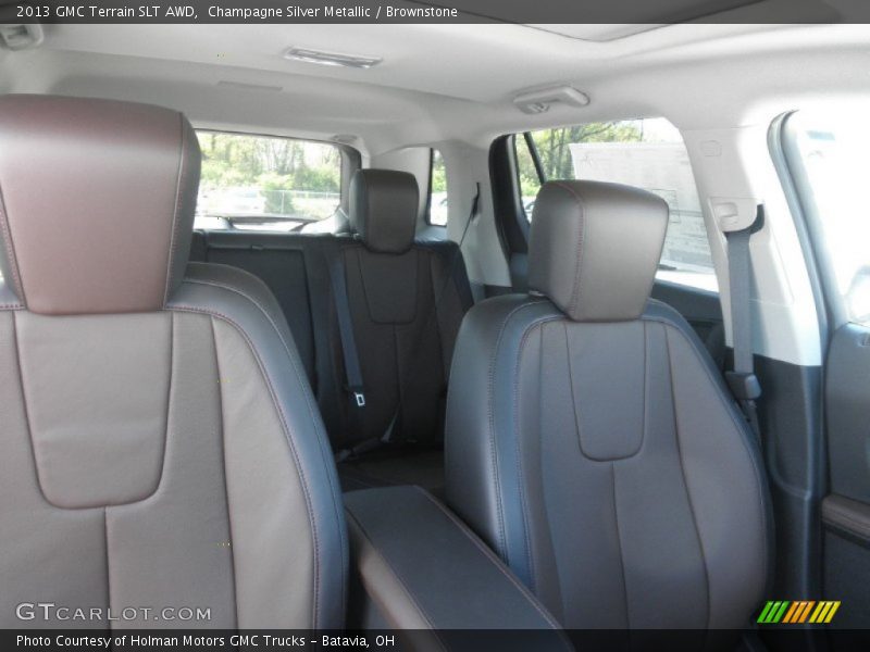 Champagne Silver Metallic / Brownstone 2013 GMC Terrain SLT AWD