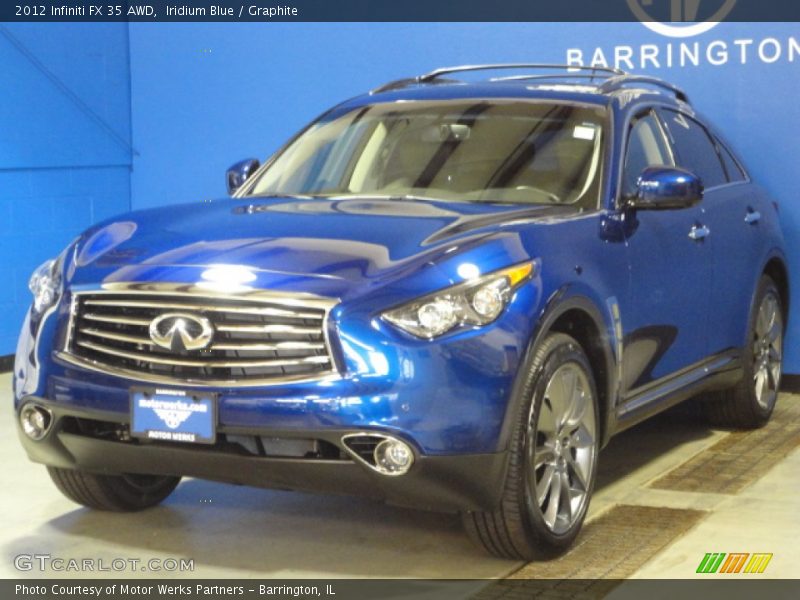 Iridium Blue / Graphite 2012 Infiniti FX 35 AWD