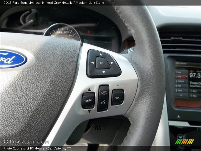 Mineral Gray Metallic / Medium Light Stone 2013 Ford Edge Limited