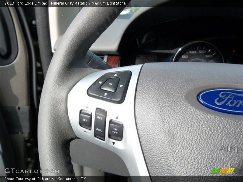 Mineral Gray Metallic / Medium Light Stone 2013 Ford Edge Limited