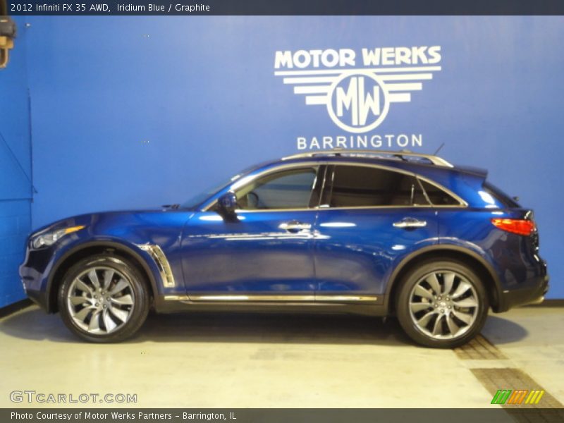Iridium Blue / Graphite 2012 Infiniti FX 35 AWD