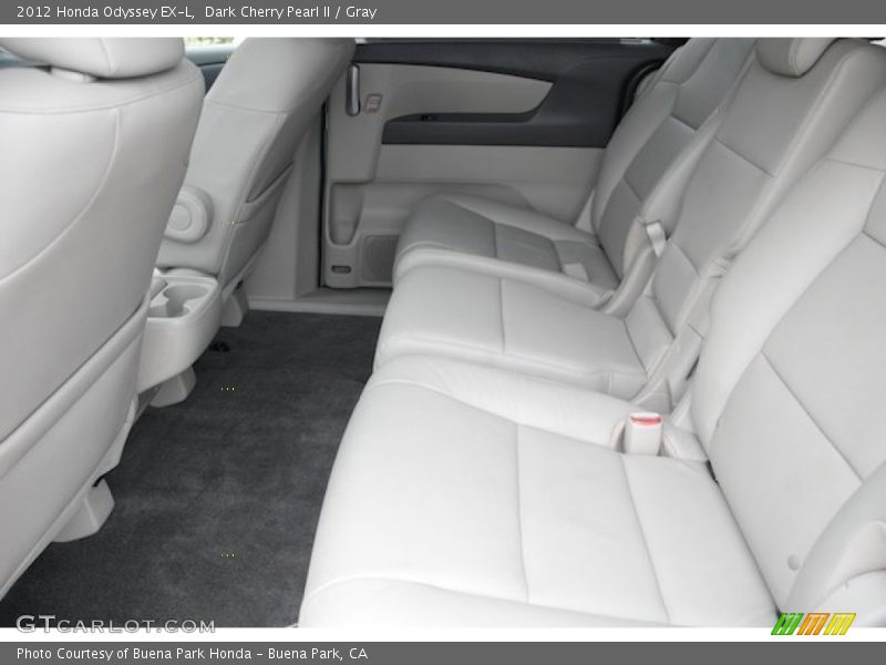 Dark Cherry Pearl II / Gray 2012 Honda Odyssey EX-L