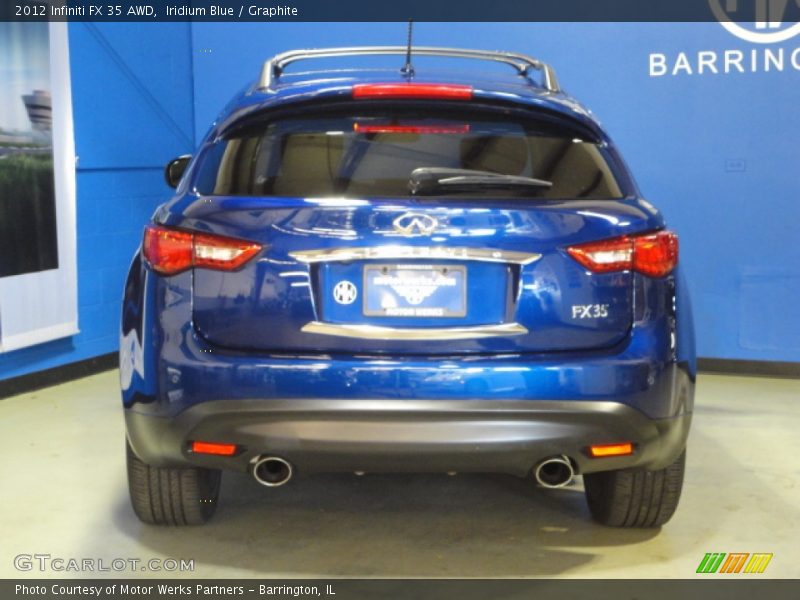 Iridium Blue / Graphite 2012 Infiniti FX 35 AWD