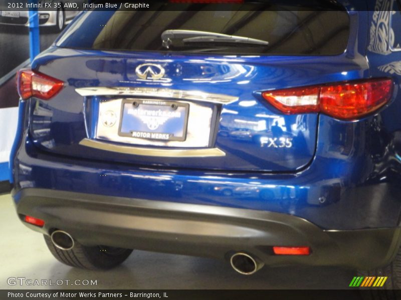 Iridium Blue / Graphite 2012 Infiniti FX 35 AWD