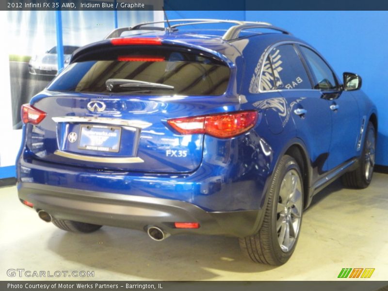 Iridium Blue / Graphite 2012 Infiniti FX 35 AWD