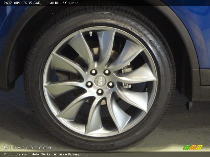 Iridium Blue / Graphite 2012 Infiniti FX 35 AWD