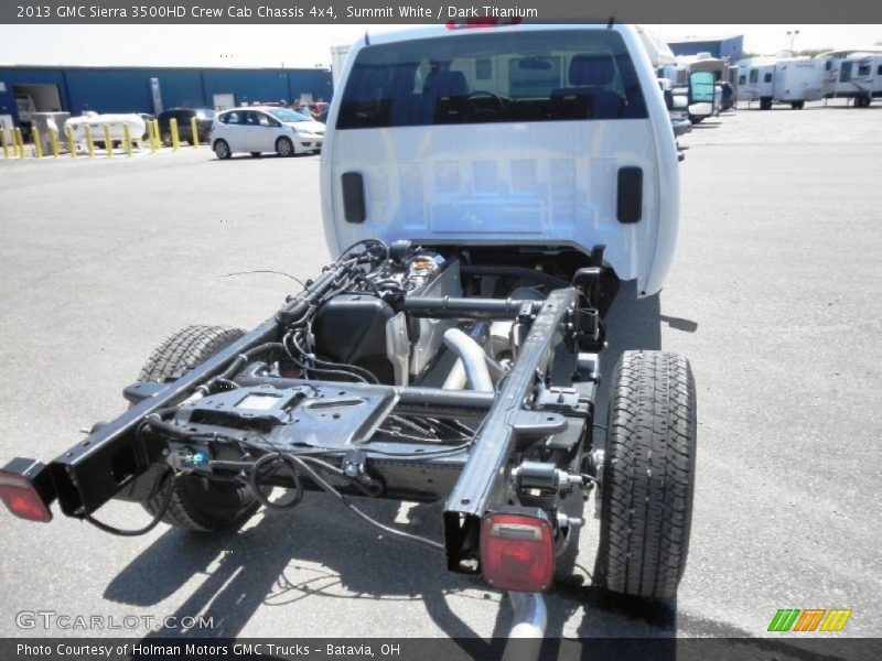 Summit White / Dark Titanium 2013 GMC Sierra 3500HD Crew Cab Chassis 4x4
