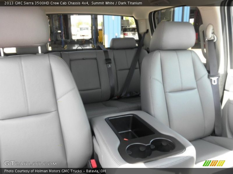 Summit White / Dark Titanium 2013 GMC Sierra 3500HD Crew Cab Chassis 4x4