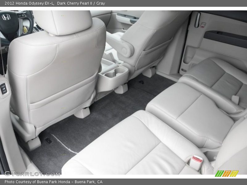 Dark Cherry Pearl II / Gray 2012 Honda Odyssey EX-L